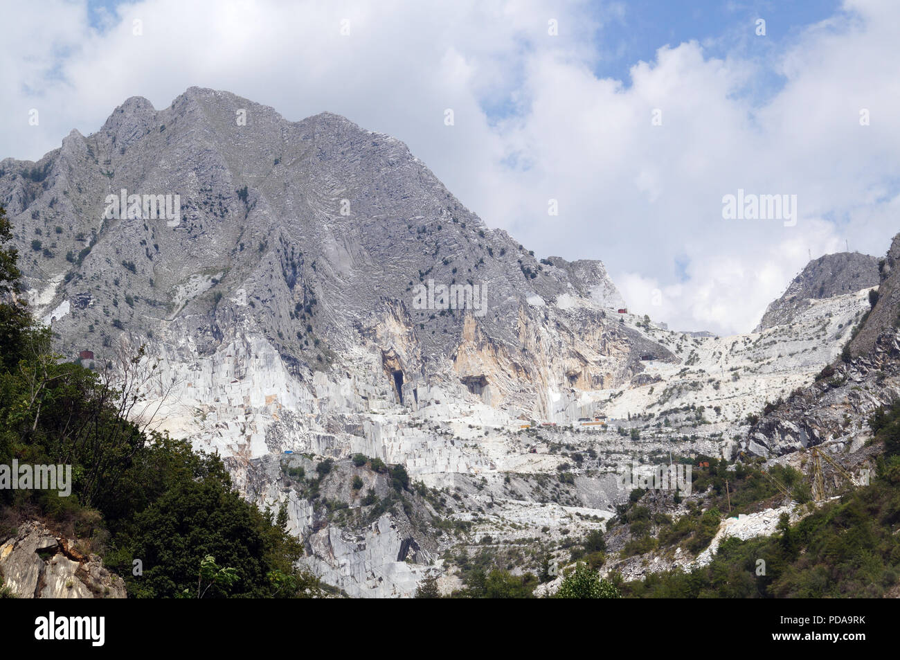 Carrara-Marmor Stockfoto