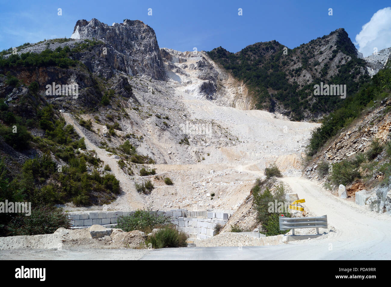 Carrara-Marmor Stockfoto