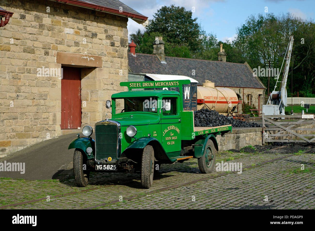 Morris kommerziellen Lkw Stockfoto