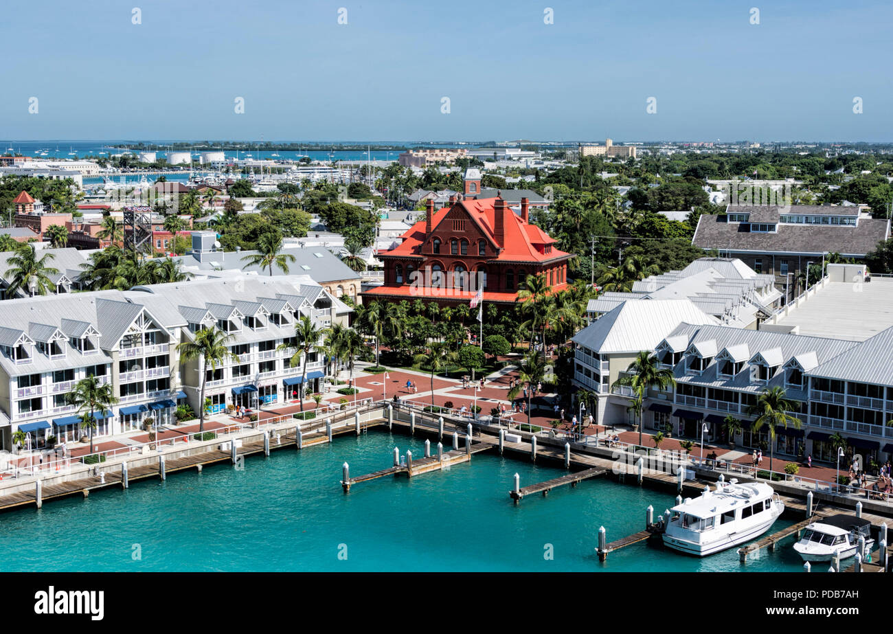 Yachthafen von Key West Florida USA Stockfoto