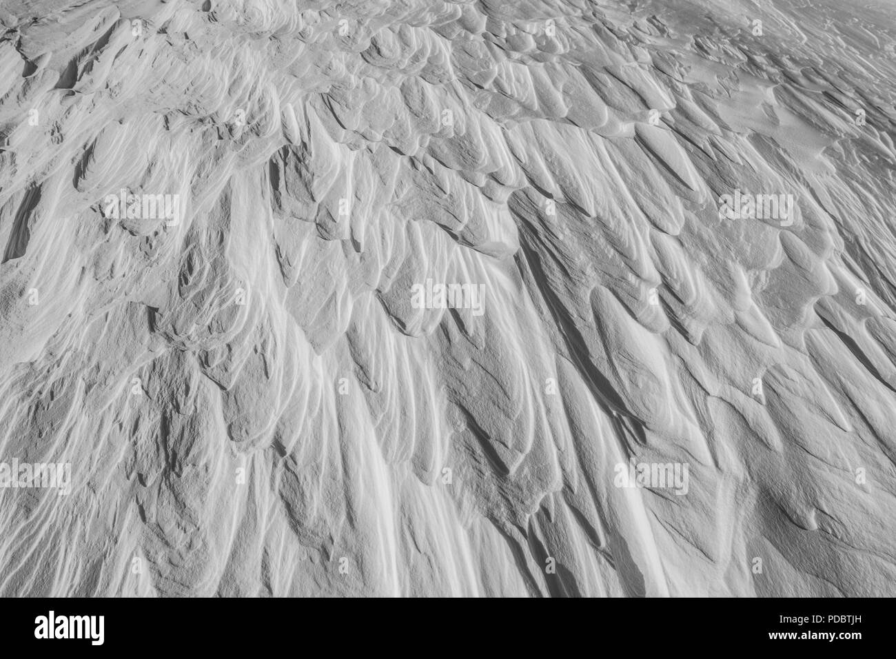 Schnee-Tag Stockfoto