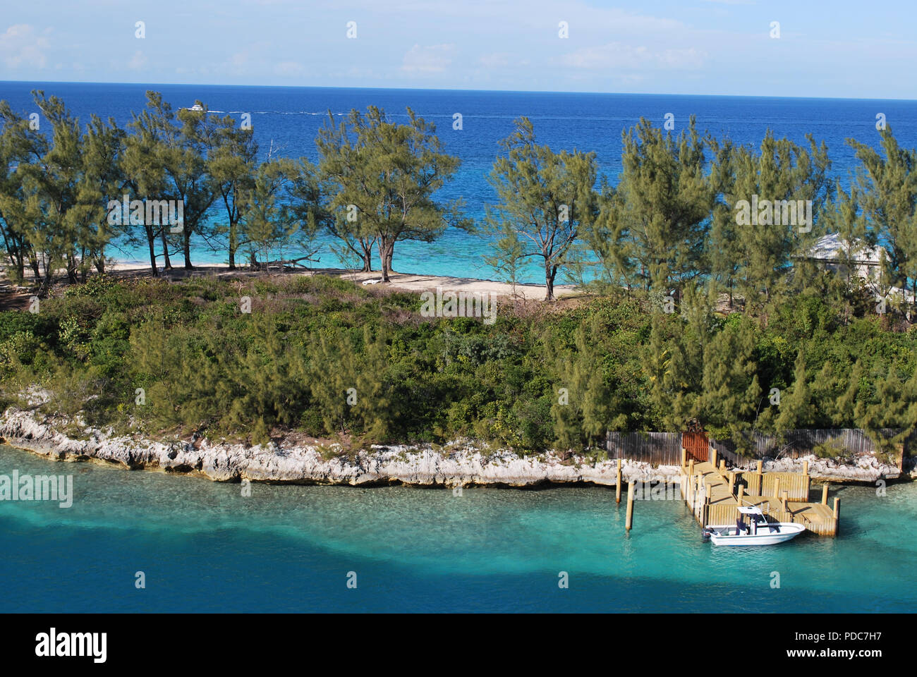 Landschaft in Nassau, Bahamas Stockfoto