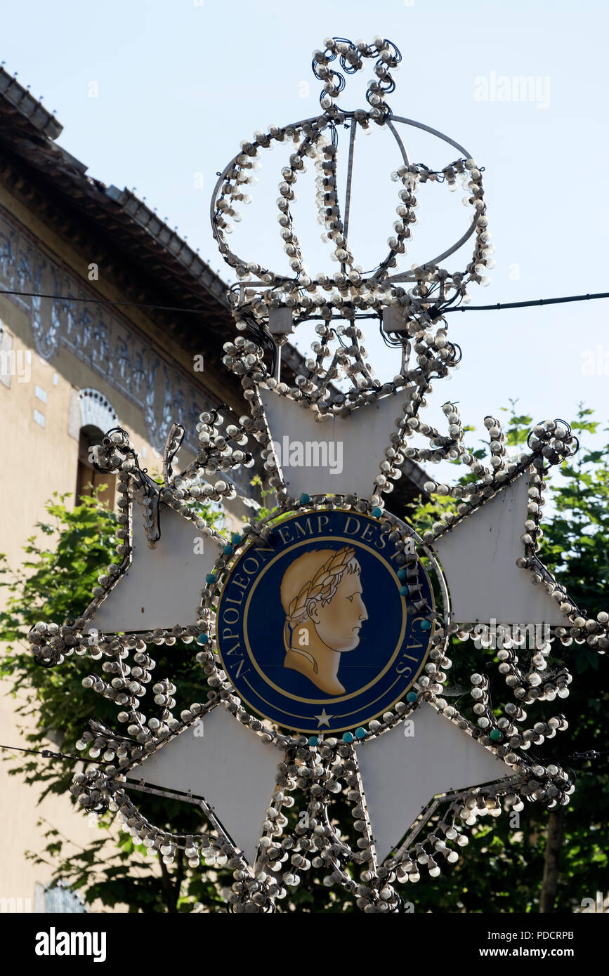Napoleon Bonaparte In Ajaccio Geboren Wurde Seinen Kopf Und Krone