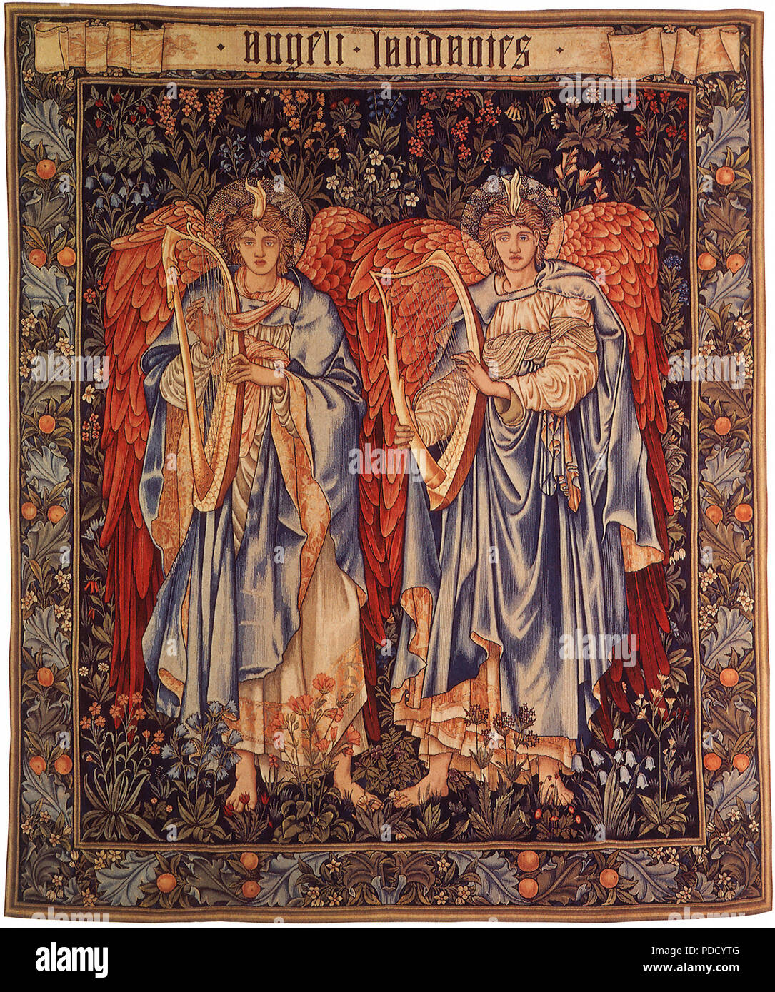 Angeli Laudantes, Burne-Jones, Sir Edward Coley, 1894. Stockfoto