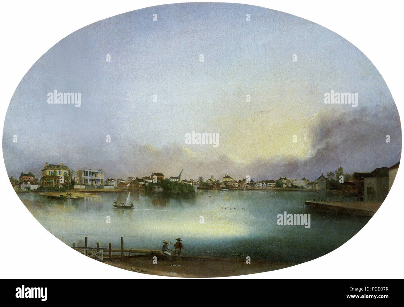 Anzeigen von Charleston, Jackson, Henry Joseph, 1846. Stockfoto