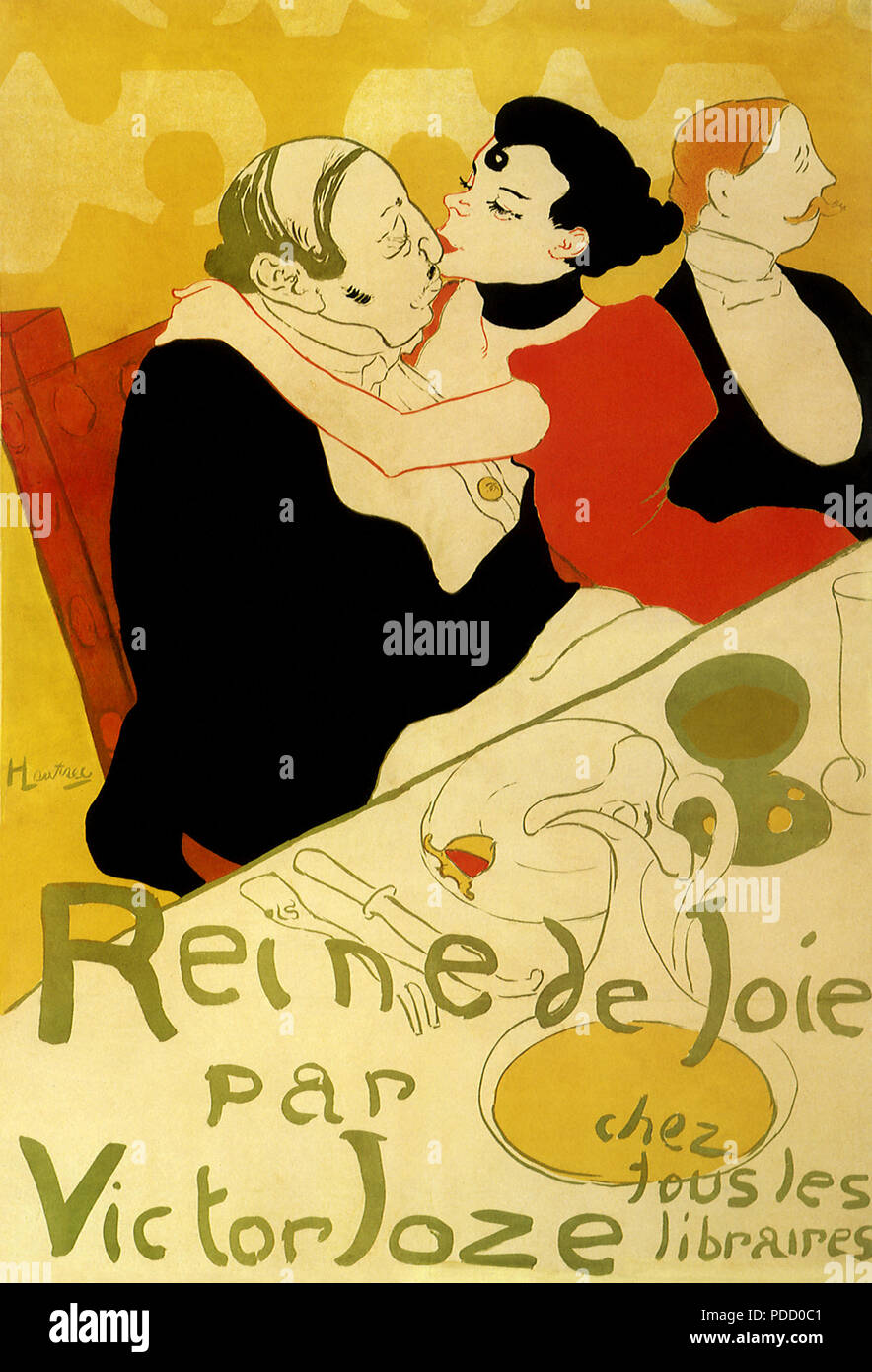 Reine de Joie, Toulouse-Lautrec, Henri de, 1892. Stockfoto