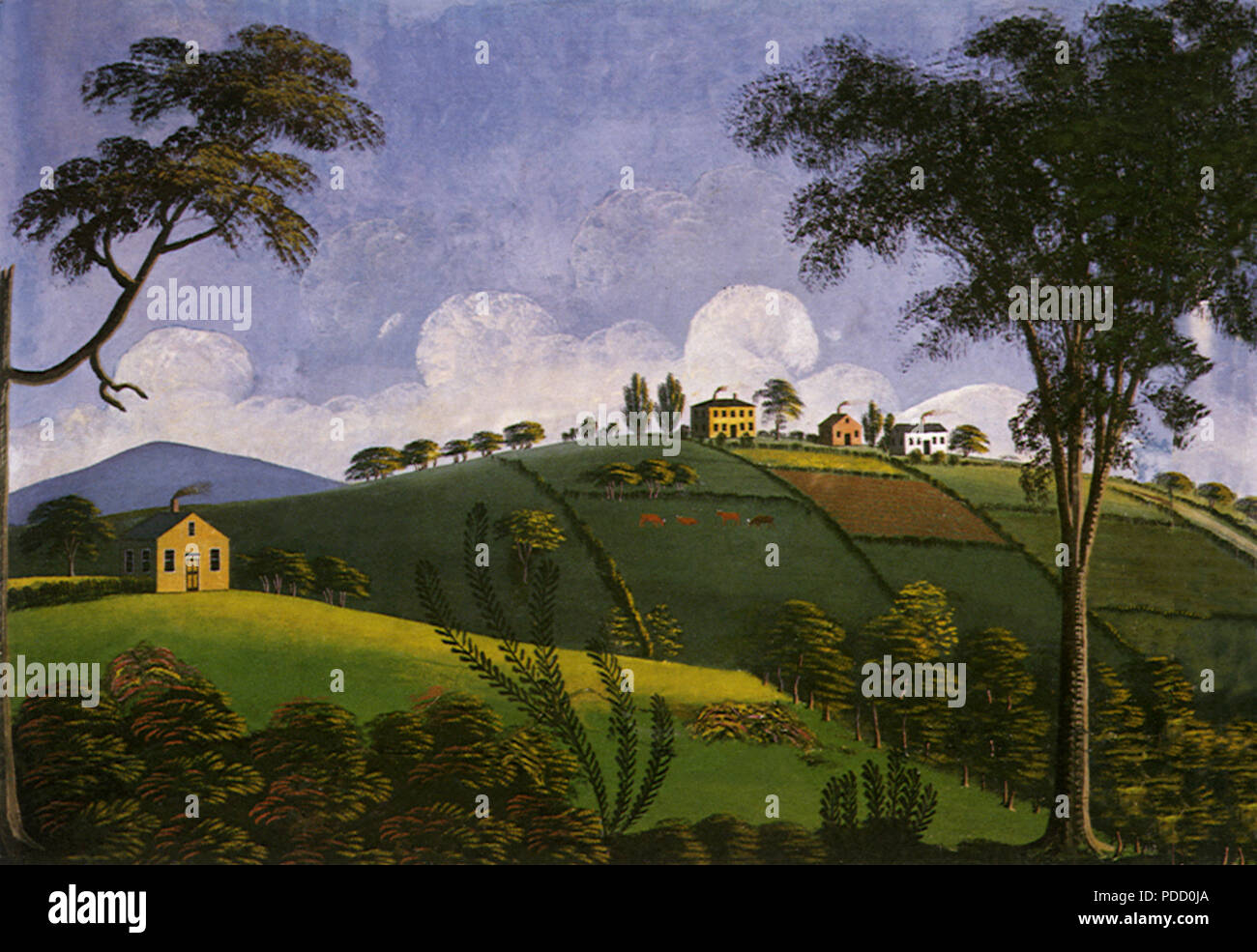 Landschaft, Porter, Rufus, 1838. Stockfoto