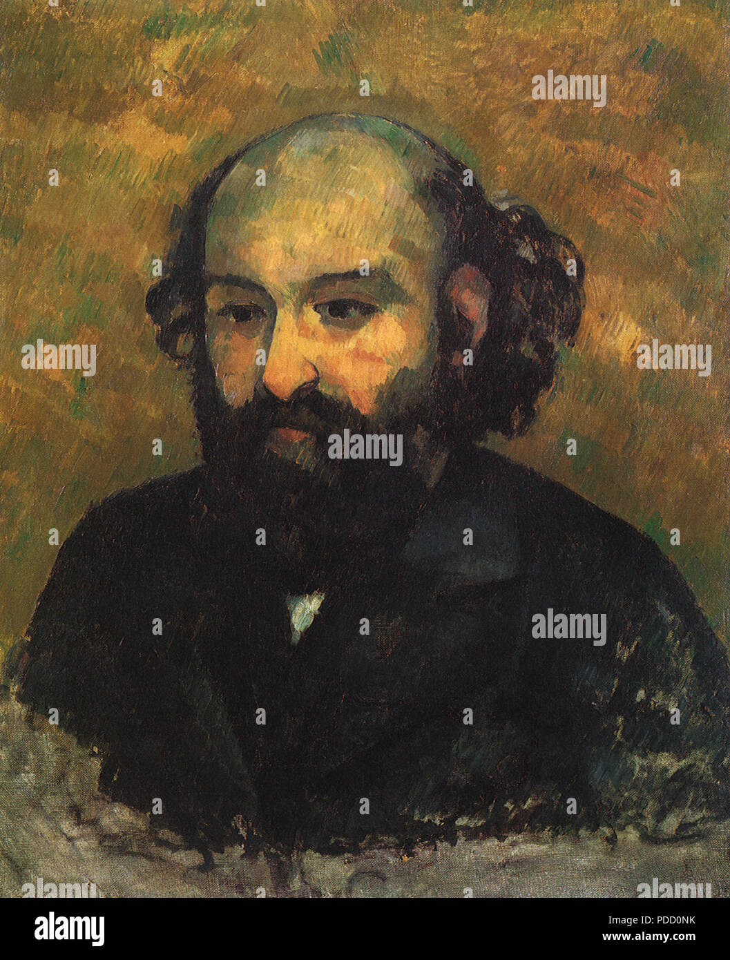 Selbstbildnis, Cézanne, Paul, 1881. Stockfoto