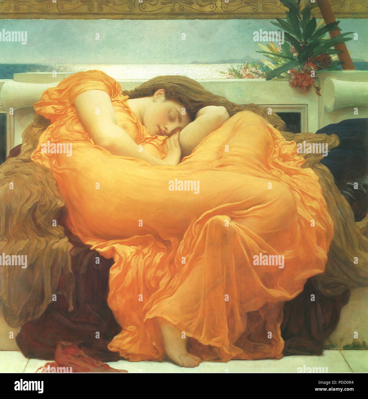 Flaming Juni, Leighton, Frederic, 1895. Stockfoto