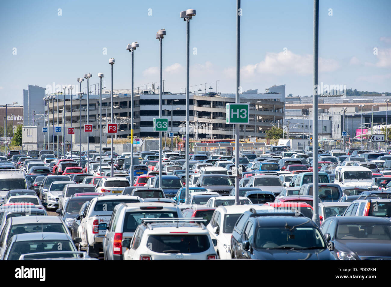 Edinburgh Airport Longstay Express, Empark Stockfoto