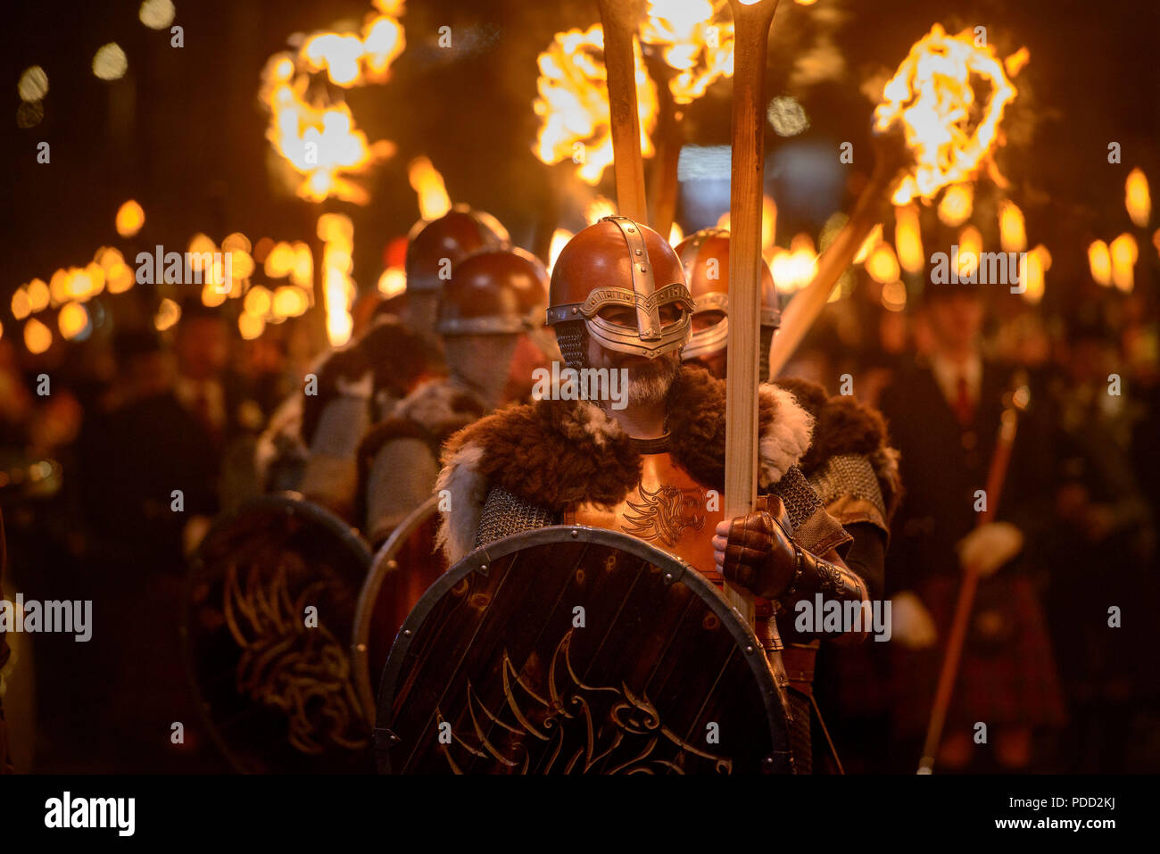 Edinburgh Fire Festival Nacht oben Hogmanay feiern Stockfoto