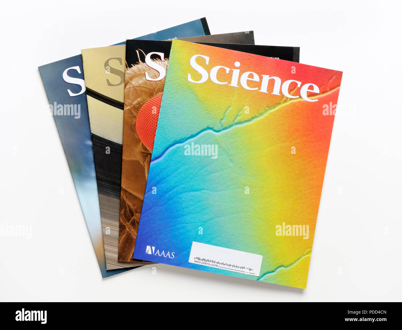 Referierten wissenschaftlichen Zeitschriften. Dieses Journal, Wissenschaft, wird herausgegeben von der Amerikanischen Gesellschaft zur Förderung der Wissenschaft (AAAS). Stockfoto