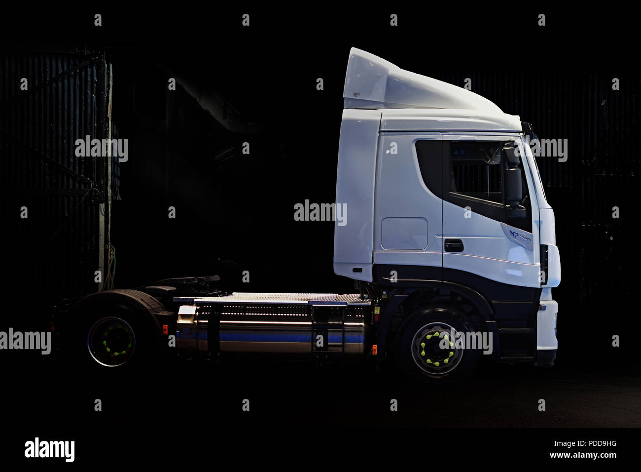 BIo-Diesel Iveco Stralis Stockfoto
