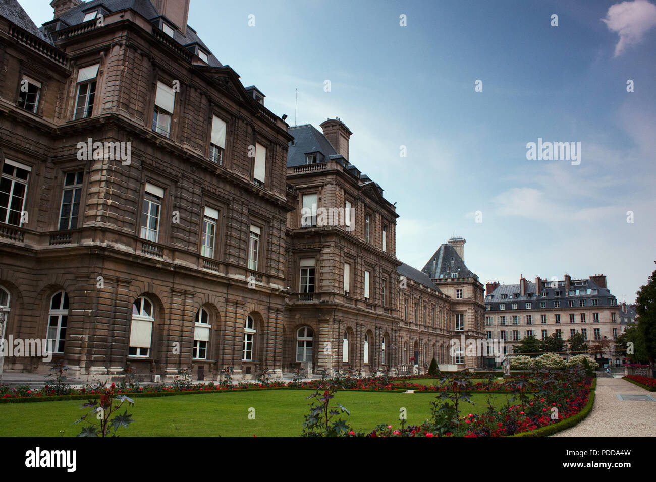 Seitenwände in der Luxemburg Palace' Palais du Luxembourg', Paris Sommer Stockfoto