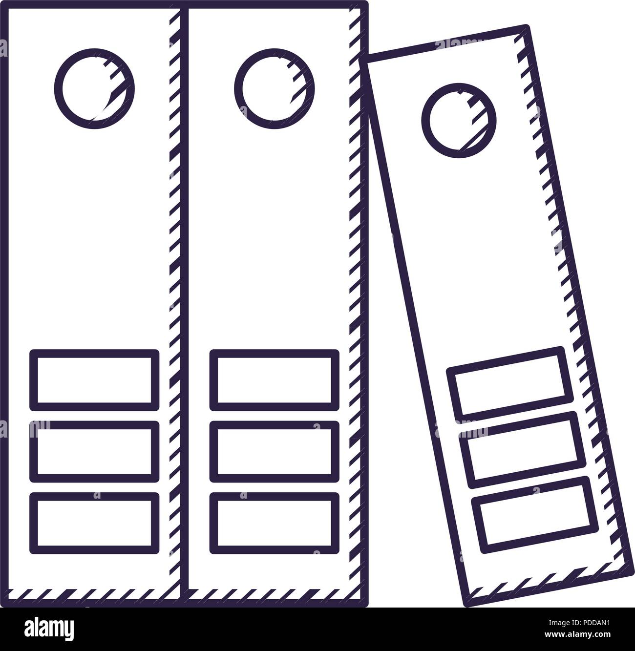 Ordner Vector Dokument Ordner Symbol auf weißem Hintergrund, Vector Illustration ...