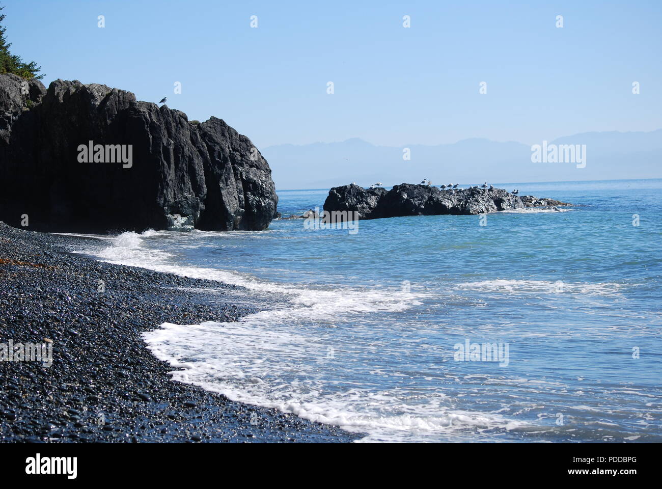 Sandcut Strand Stockfoto