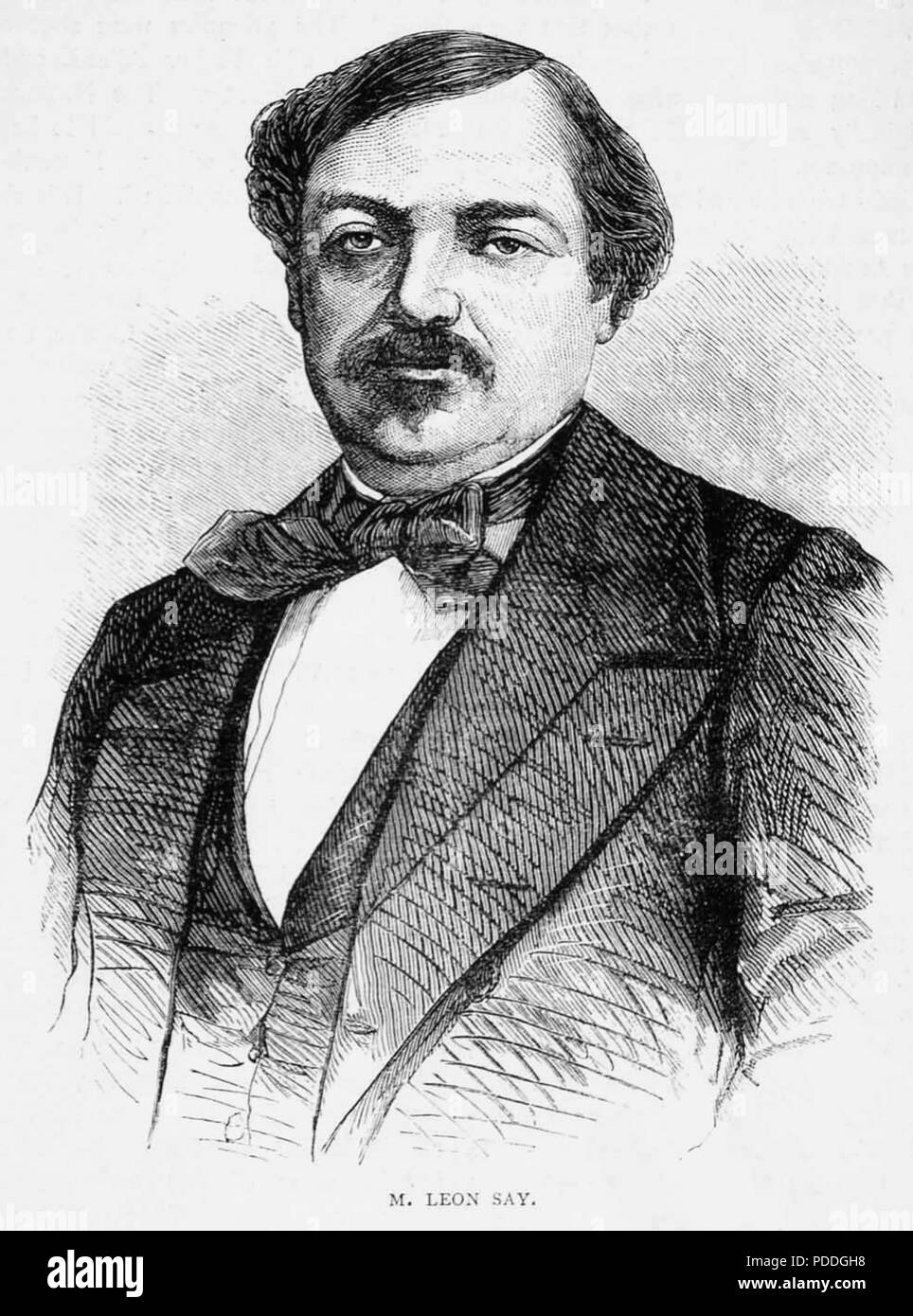 LEON SAGEN (1826-1896), französischer Staatsmann und Diplomat Stockfoto