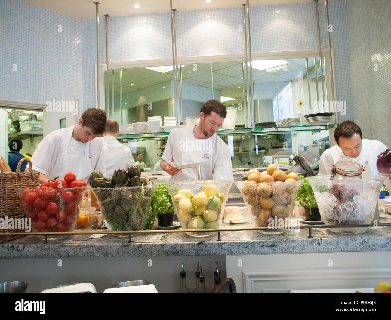 La Petite Maison Restaurant in Bond Street, London, GB Stockfoto