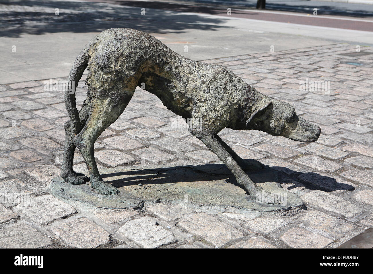 Irische Hungersnot Skulptur Stockfoto
