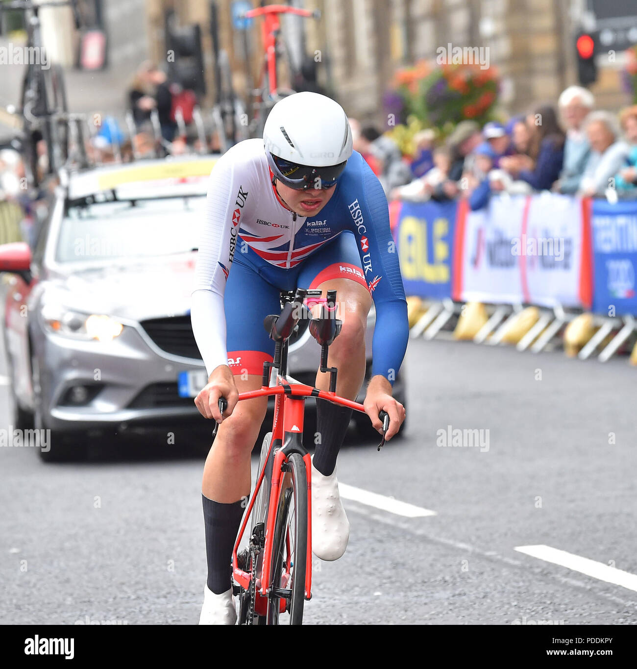 Aktion während der Europameisterschaft 2018 in Glasgow Glasgow Schottland am 07 August 2018. Graham/GlennSports. Stockfoto