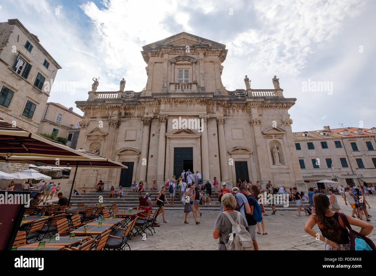 Die Kathedrale in Dubrovnik, Kroatien, Europa Stockfoto