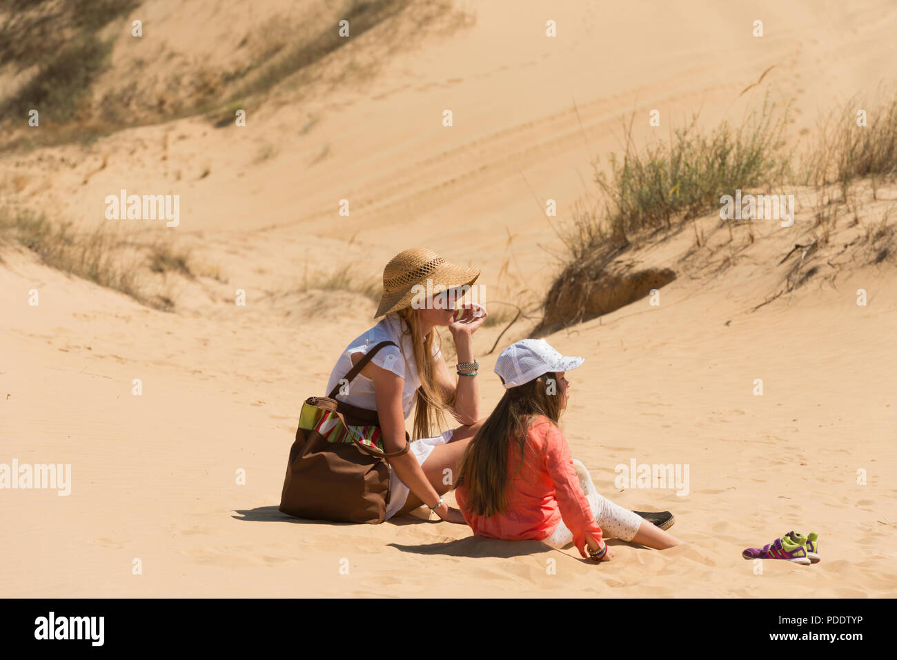 Oleshky Sands, Ukraine Stockfoto