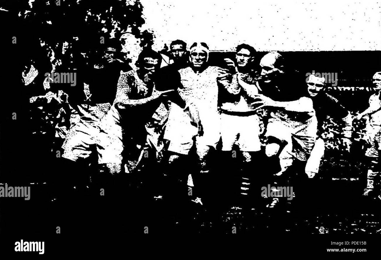 98 Championnat de France de Rugby 1934 Anglet - Biarritz, Les Avants bayonnais assurent l'Avantage de Touche Stockfoto