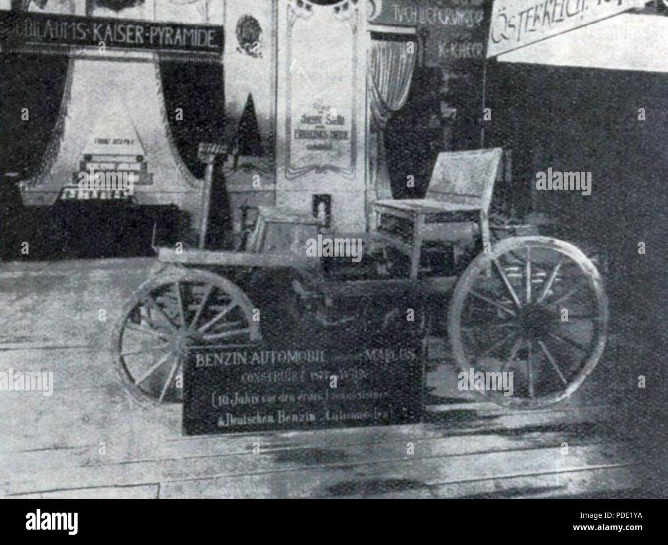 112 Deuxième voiture de Siegfried Marcus, de 1888 Stockfoto
