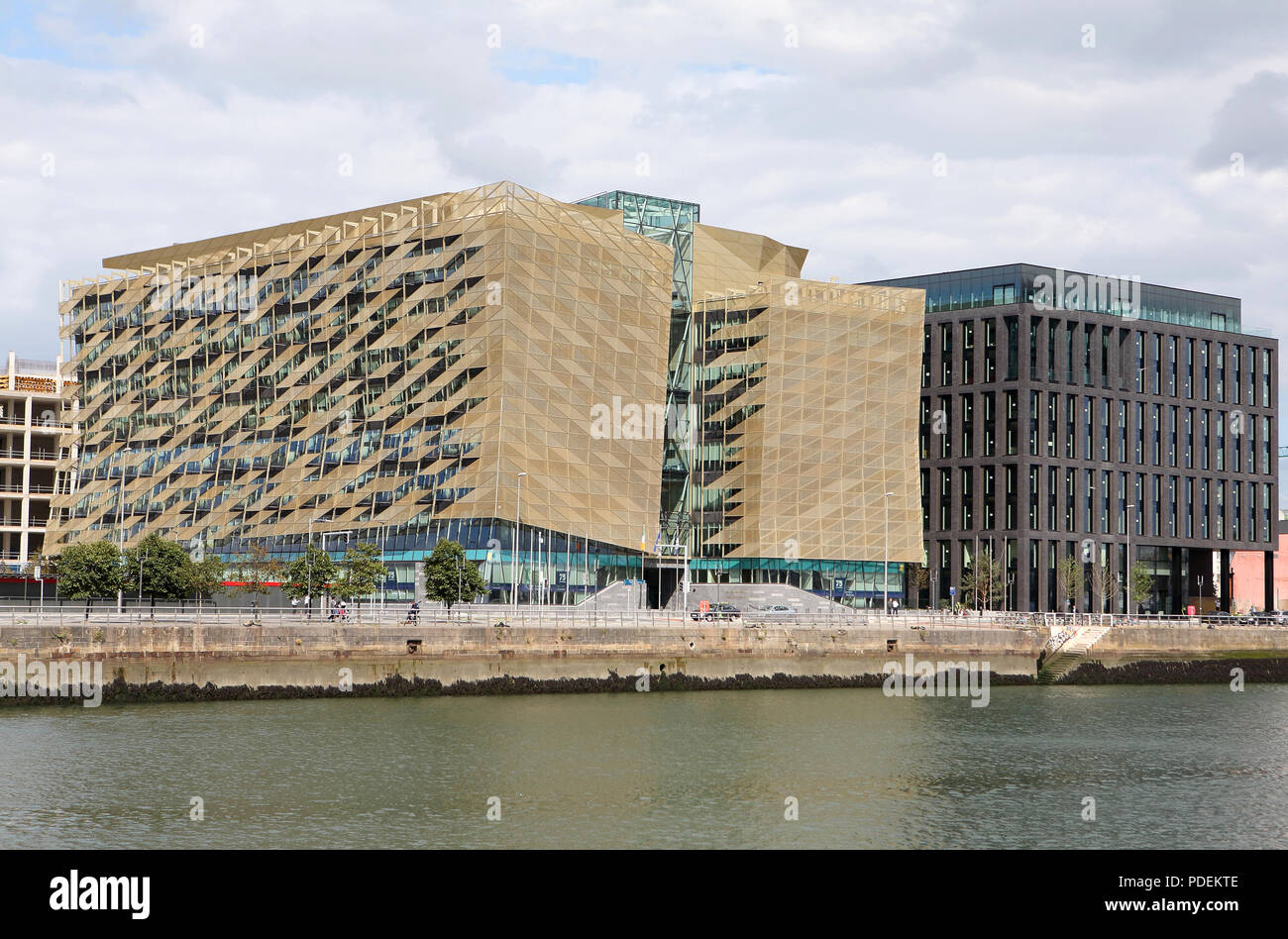 Zentralbank Gebäude Dublin Stockfoto