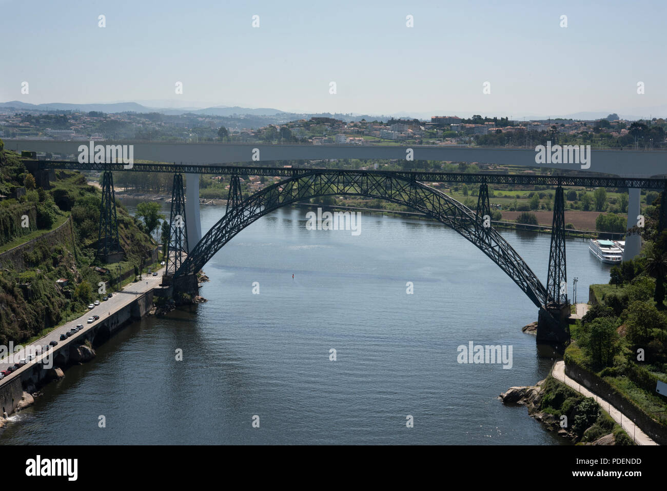 Ponte de Dom Luis I, Porto, Portugal Stockfoto