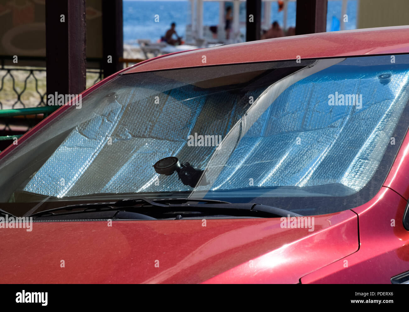 Schutz der Auto Panel vor direkter Sonneneinstrahlung. Sun