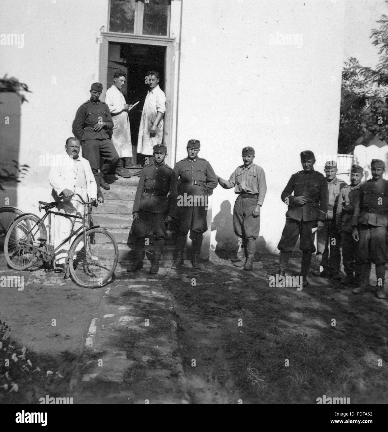 80 Fahrrad Fortepan 14892 Stockfoto