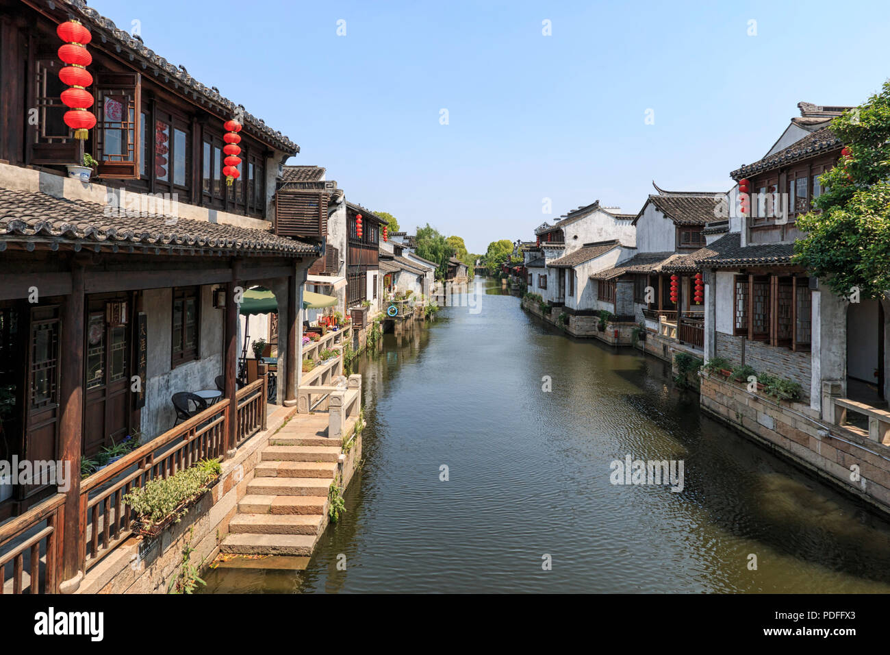 Dangkou Landschaft, antike Stadt Wuxi, Provinz Jiangsu, China Stockfoto