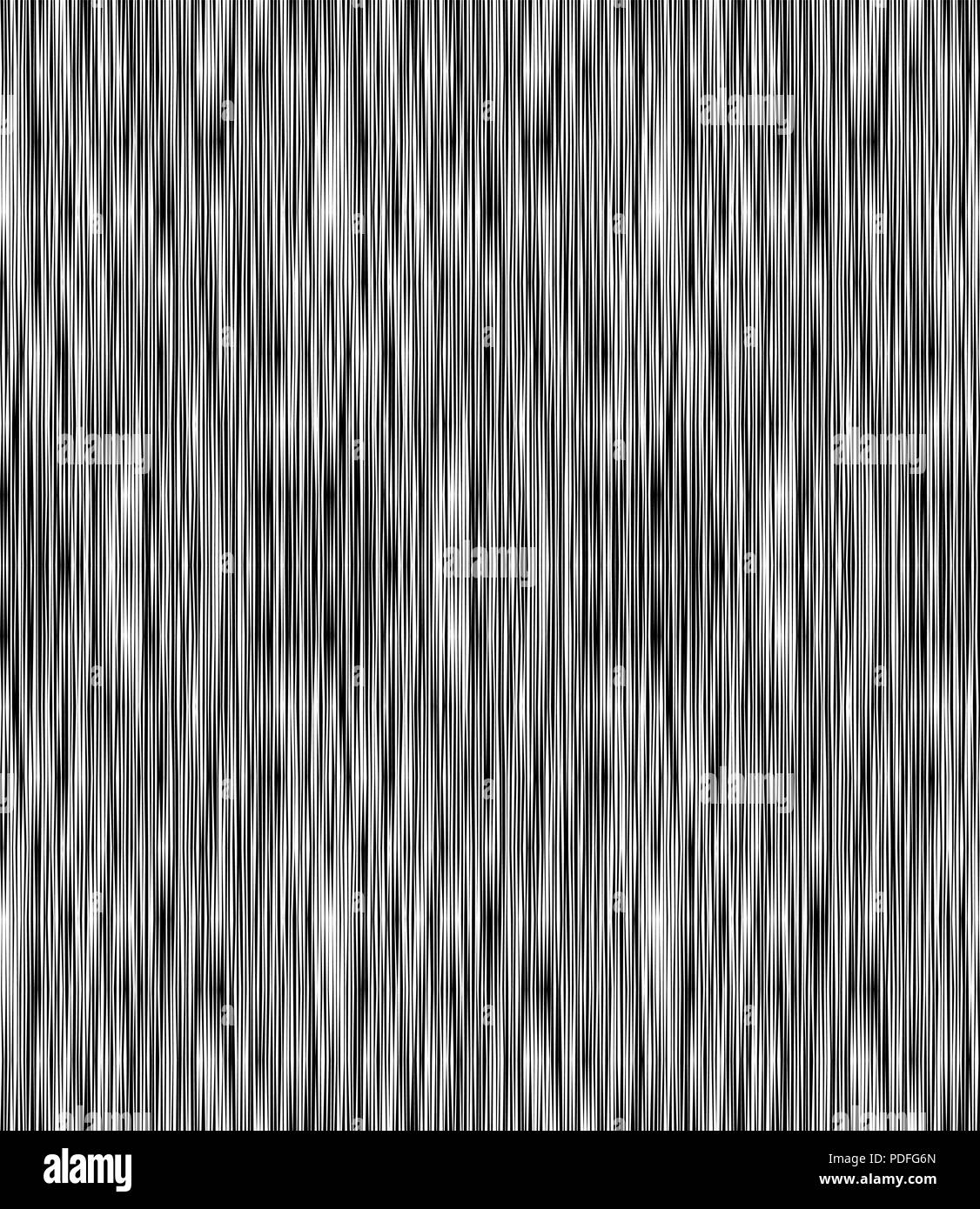 Vertikale schwarze Random getönte Linien nahtlose Muster Hintergrund Stock Vektor