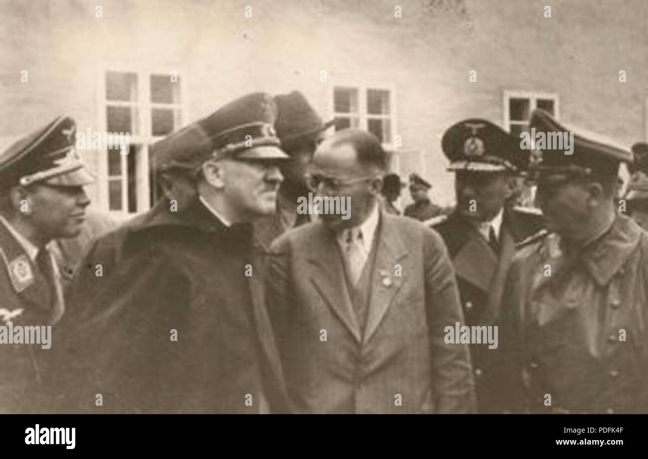 152 Henrich Focke mit dem Führer Stockfoto