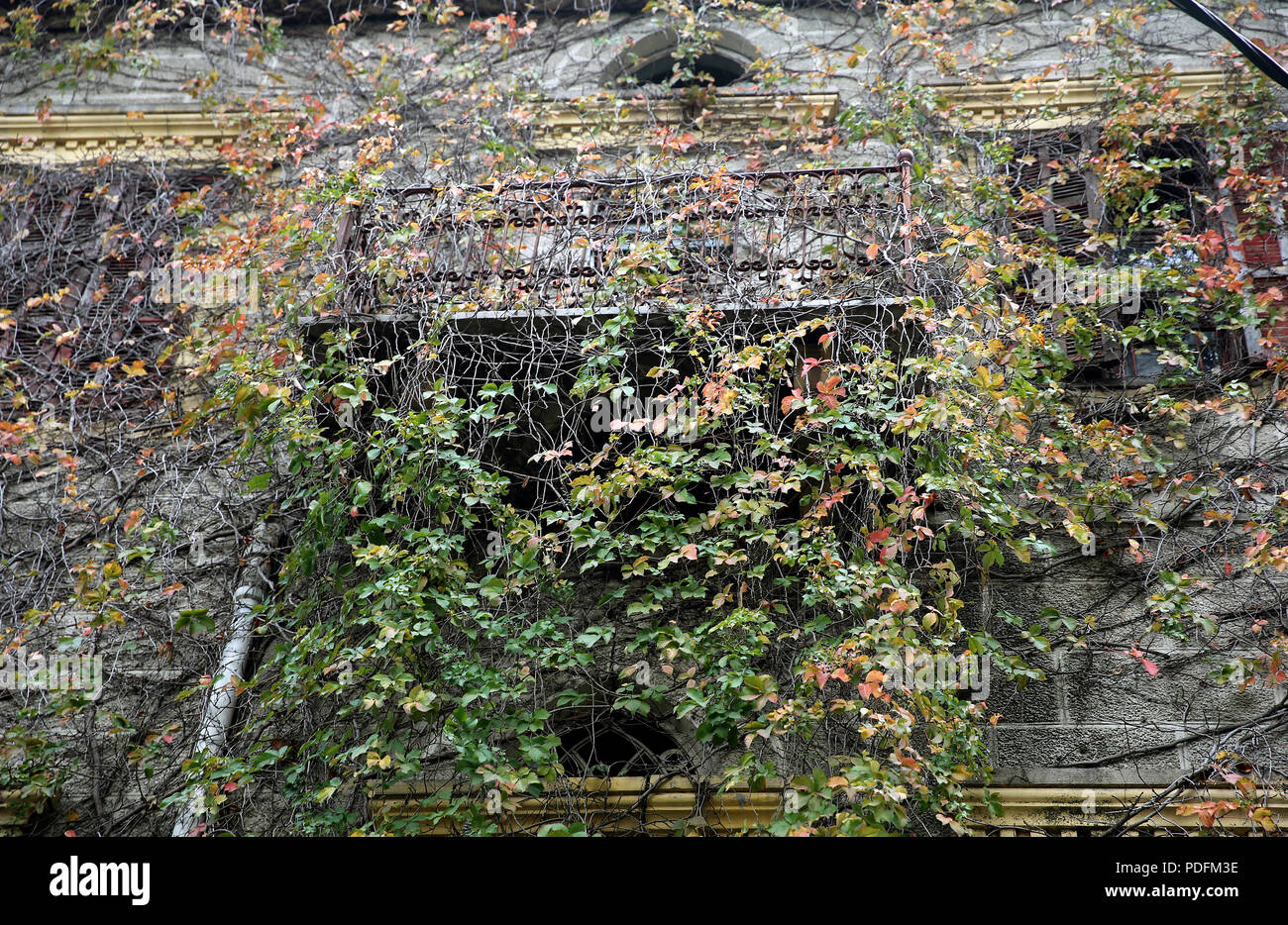 Beiruts verbleibenden architektonische Erbe ist in Gefahr. Abriss von alten Gebäuden ist eine tägliche Veranstaltung wo Hochhaus Wohnungen sind, die über die Stadt. Stockfoto