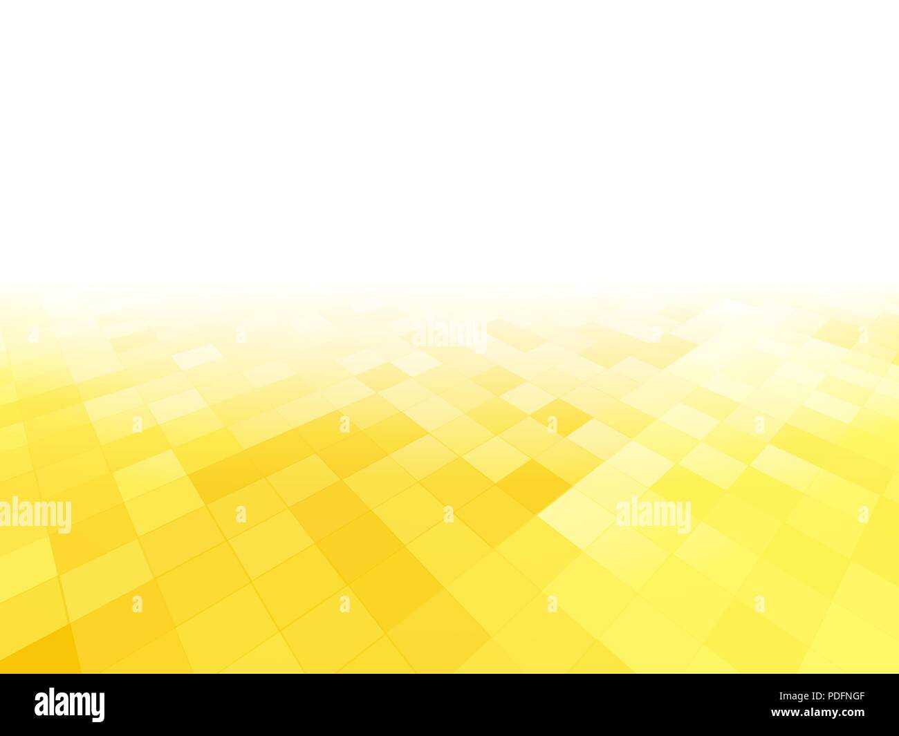 Perspektive abstract gelbe Fliesen- Hintergrund Stock Vektor