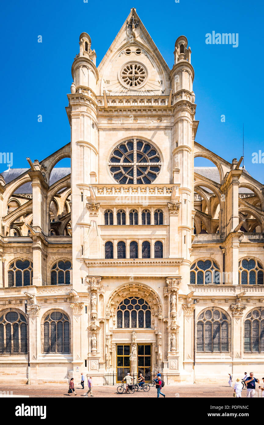 St. Eustatius Kirche in Paris, Frankreich Stockfoto