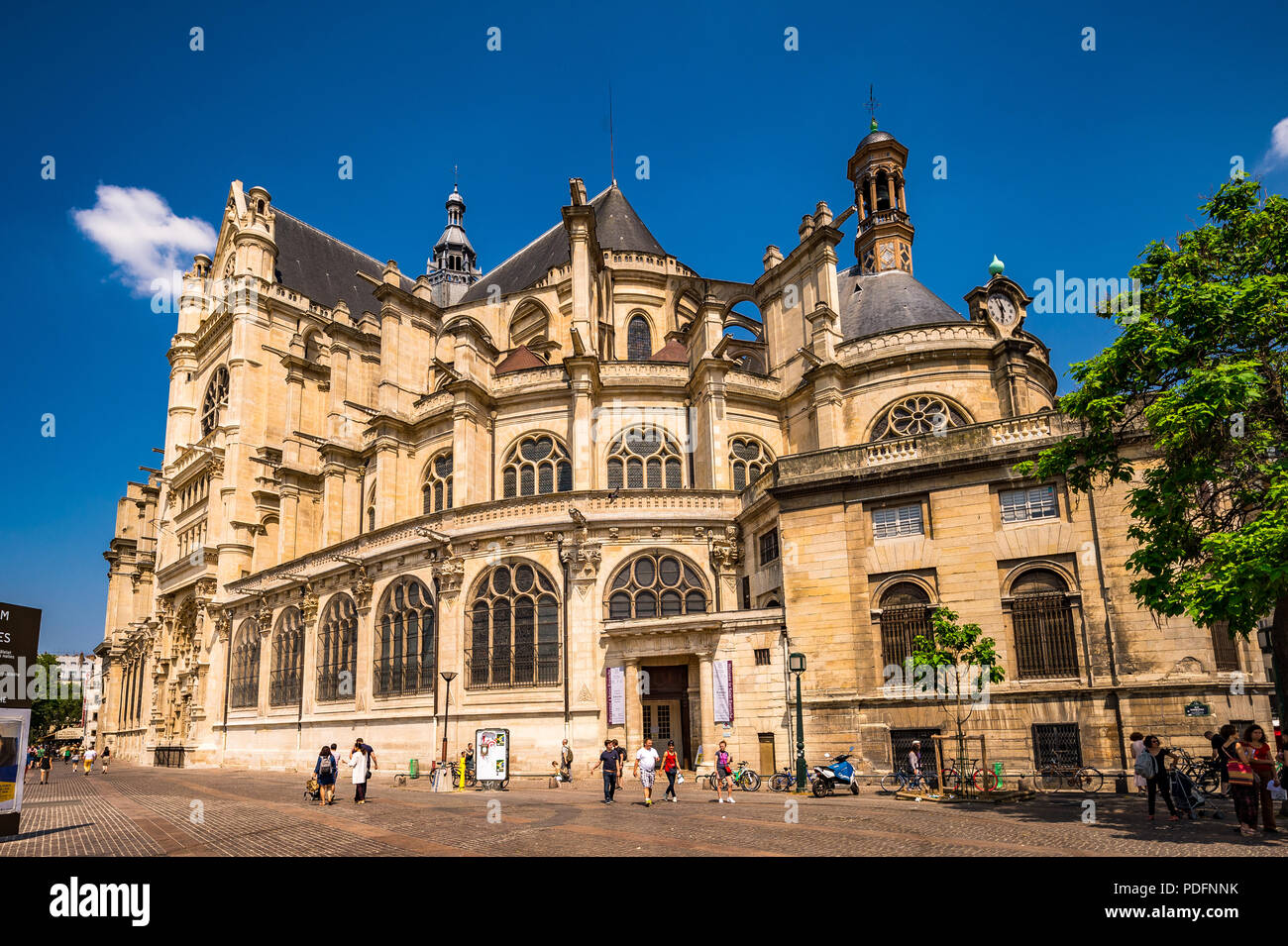 St. Eustatius Kirche in Paris, Frankreich Stockfoto