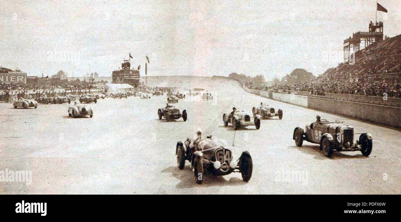 118 Départ du Grand Prix de l'ACF 1936 Stockfoto