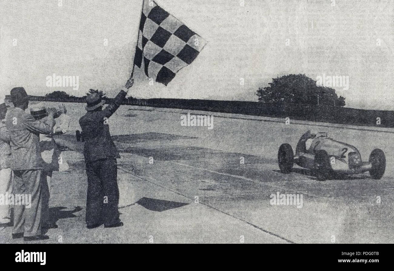 144 Grand Prix de l'ACF 1935, Victoire de Rudolf Caracciola Stockfoto