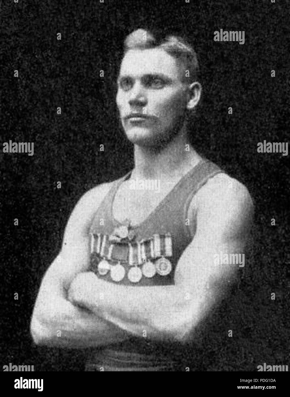 154 Hjalmar Johansson Stockfoto