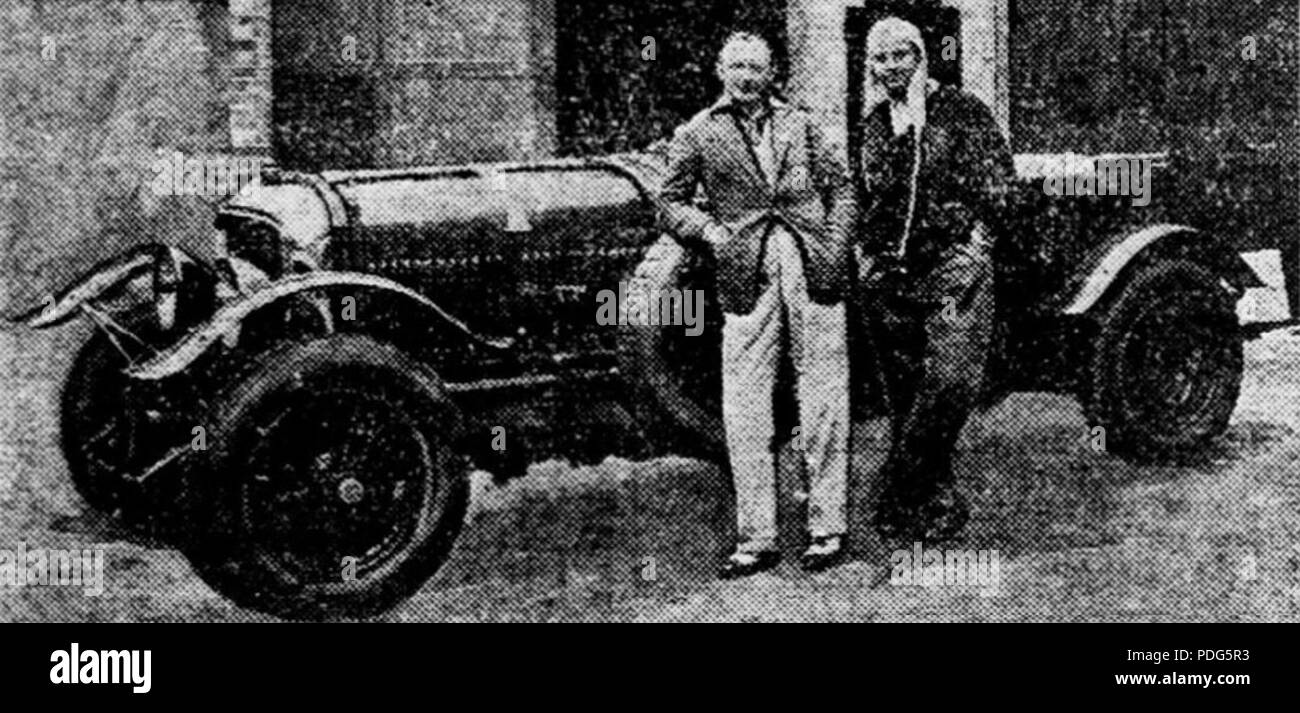 193 de La Bentley Birkin et Barnato première Aux 24 Heures du Mans 1929 Stockfoto