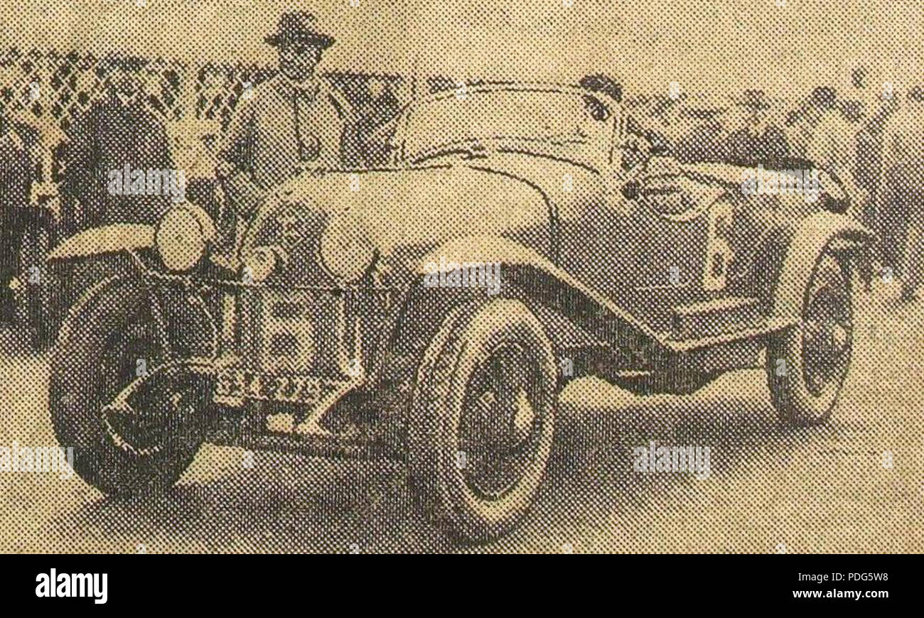 193 La Lorraine-Dietrich numéro 6 de Bloch et Rossignol, victorieuse des 24 Heures du Mans 1926 Stockfoto