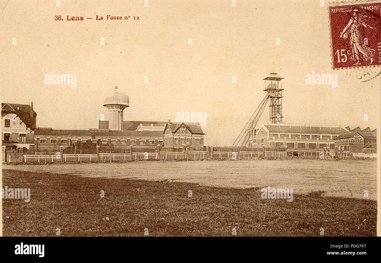 211 Loos-en-Gohelle-Fosse n°12 des Mines de Linse (04) Stockfoto