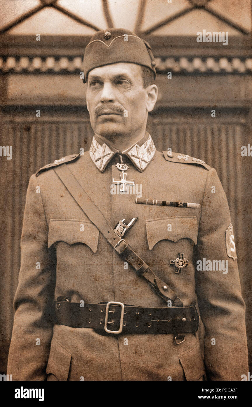 94 Carl Gustaf Emil Mannerheim (1867 - 1951) Stockfoto