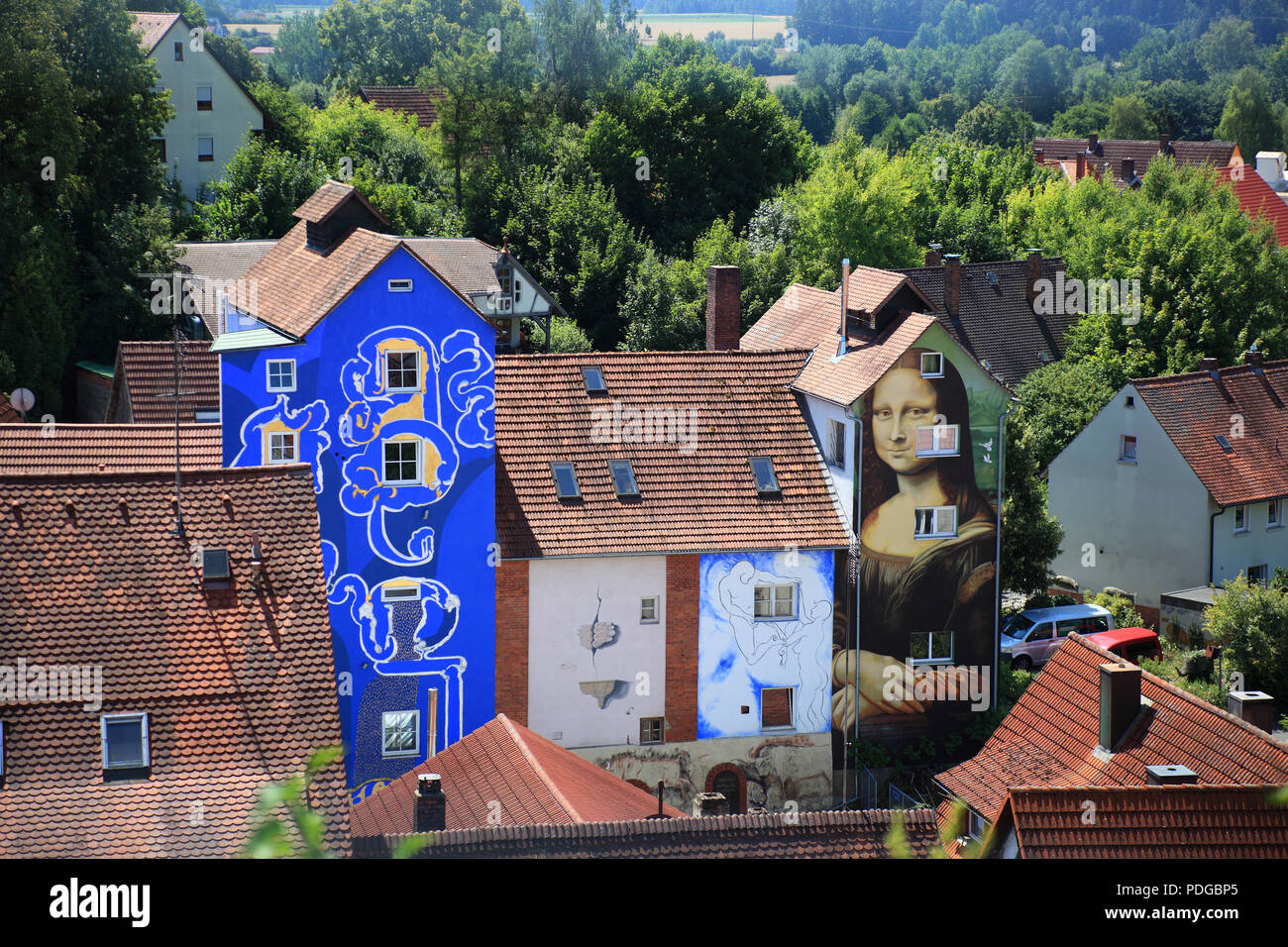 Blauer Turm Und Mona Lisa Haus In Hollfeld Landkreis Bayreuth