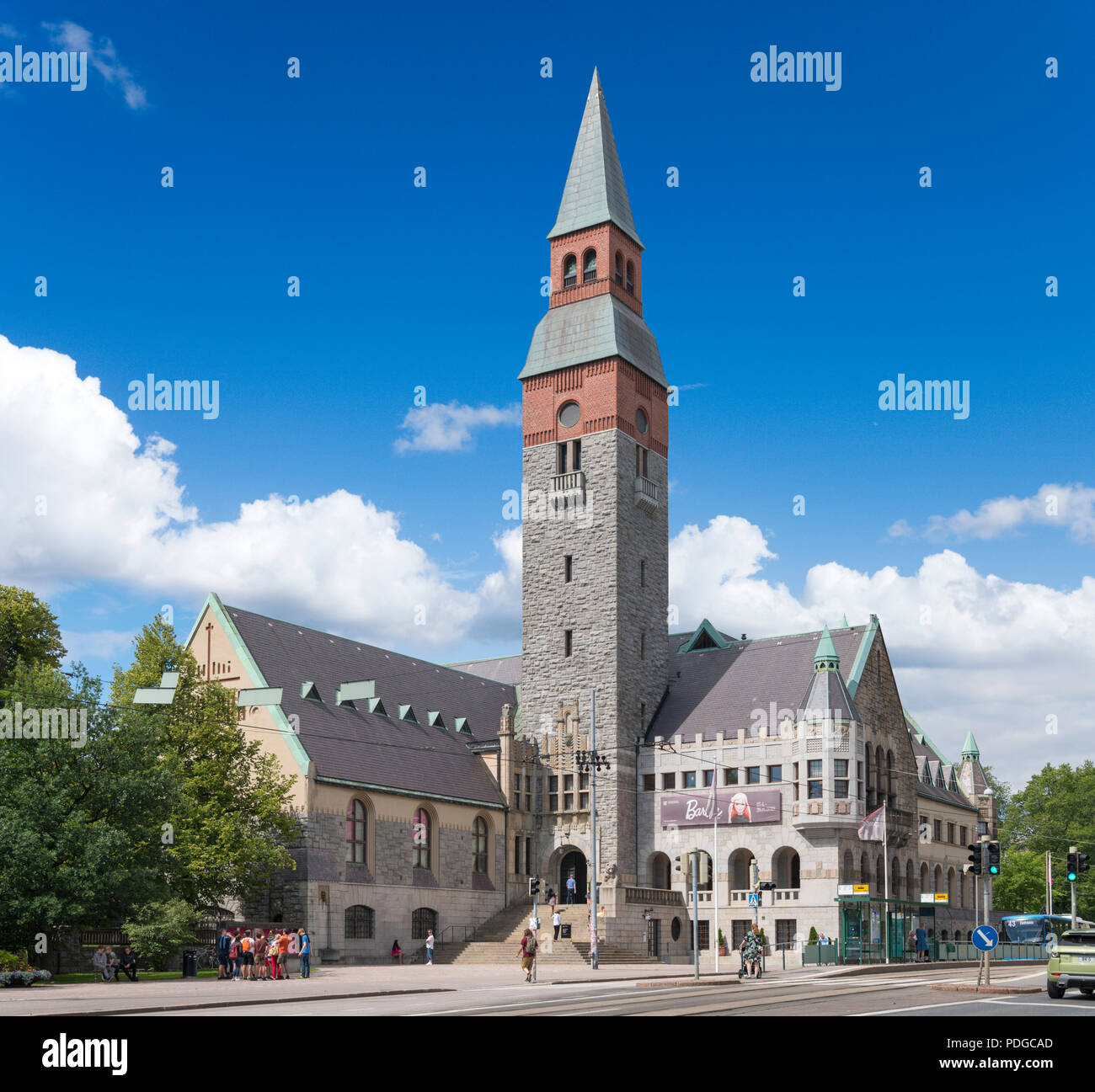 Das Nationalmuseum Finnlands (Suomen Kansallismuseo), Helsinki, Finnland Stockfoto