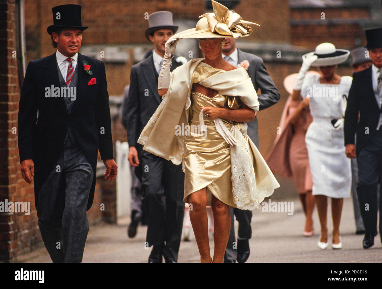 Ascot Rennen, Ascot, Berkshire England Juni 1986 Stockfoto