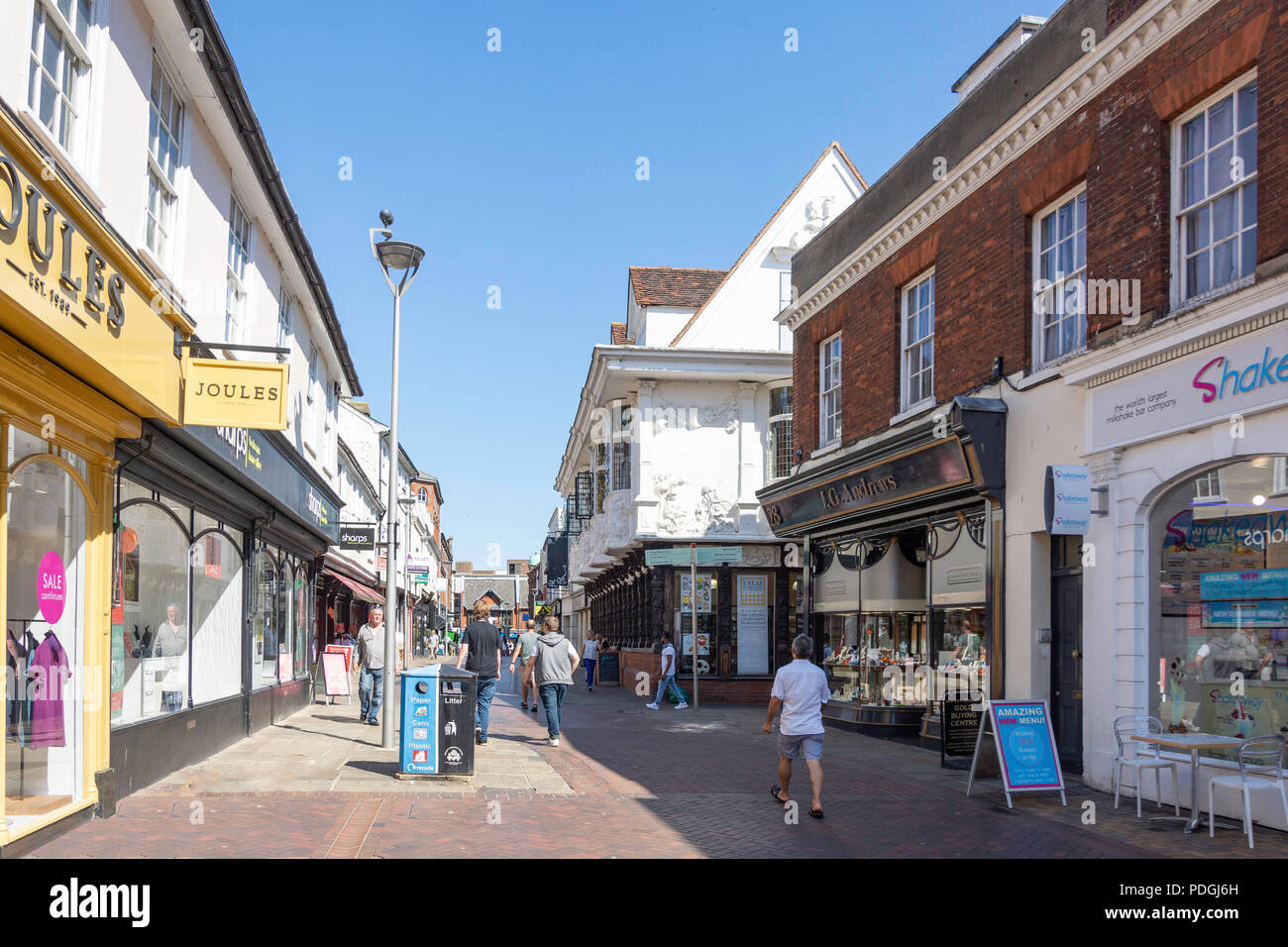 Buttermarket, Ipswich, Suffolk, England, Vereinigtes Königreich Stockfoto